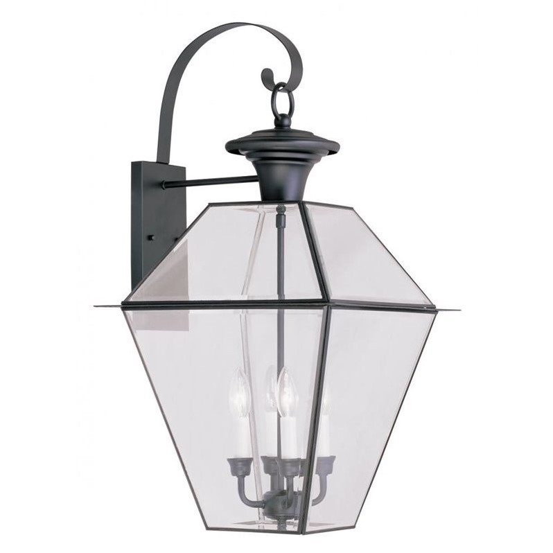 Livex Lighting Westover Outdoor Wall Lantern in Black