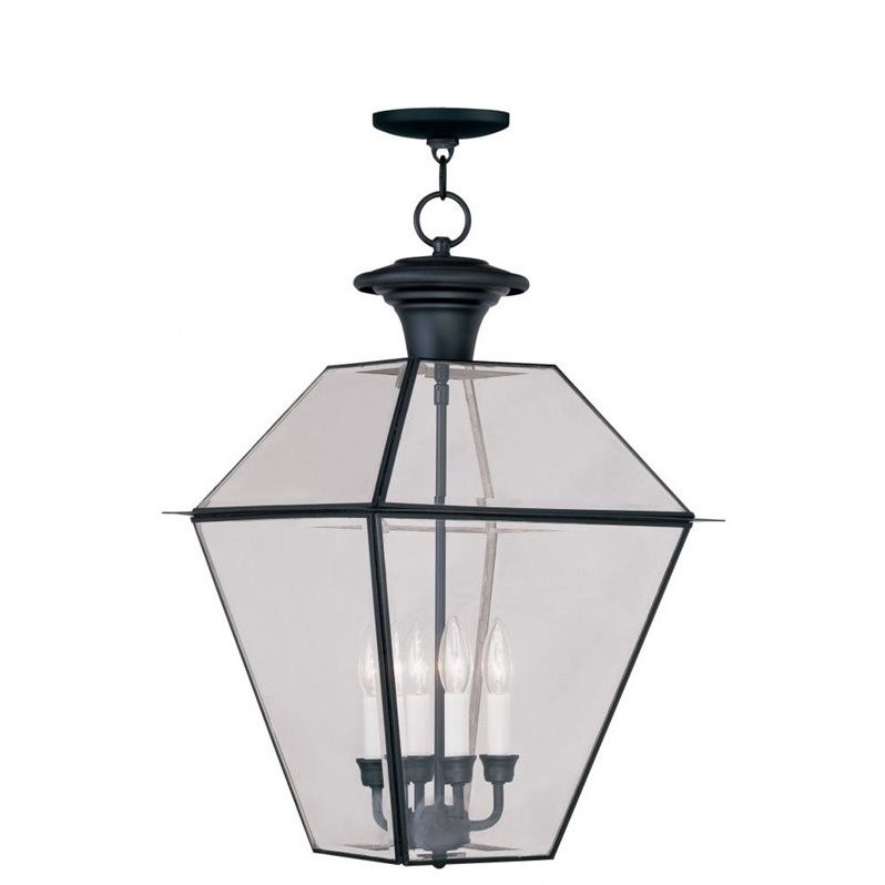Livex Lighting Westover Outdoor Chain Hang in Black
