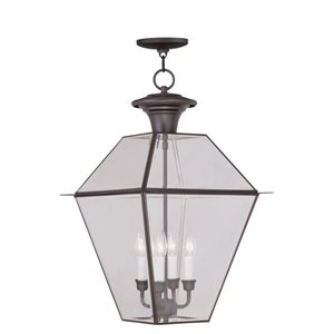 Livex Lighting Westover Outdoor Chain Hang in Bronze