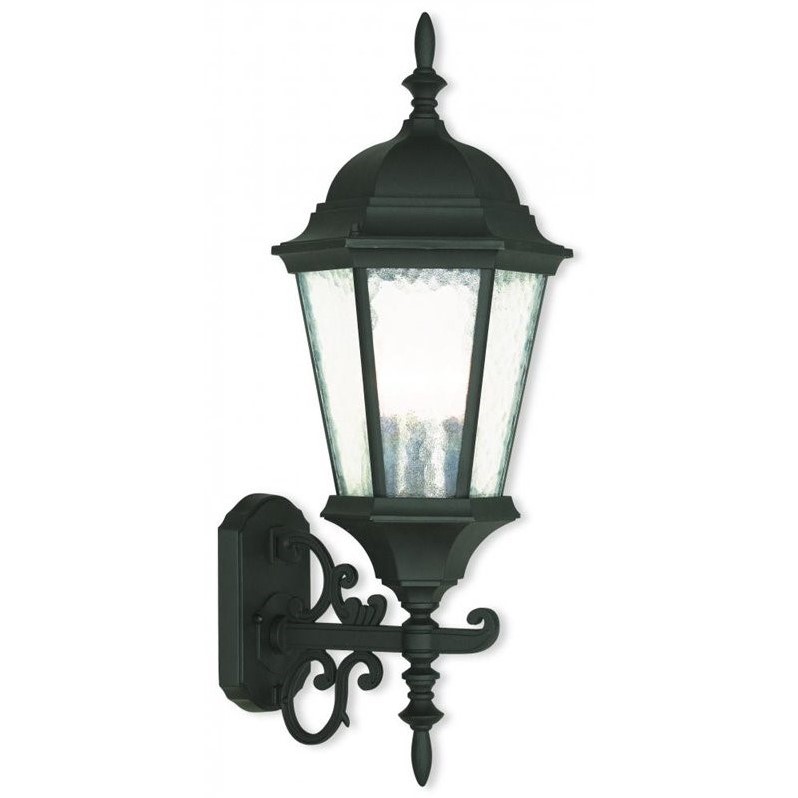 Livex Lighting Hamilton Outdoor Wall Lantern in Textured Black