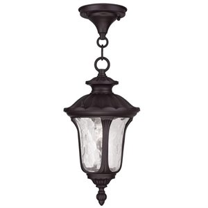 Livex Lighting Oxford Outdoor Chain Hang in Bronze