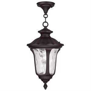 Livex Lighting Oxford Outdoor Chain Hang in Bronze