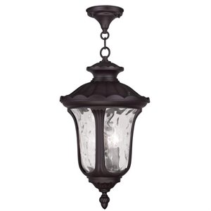 Livex Lighting Oxford Outdoor Chain Hang in Bronze