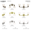 Livex Lighting Mission Bath Light in Polished Brass