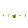 Livex Lighting Somerville Bath Light in Polished Brass
