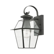 Livex Lighting Westover Outdoor Wall Lantern in Charcoal
