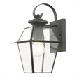 Livex Lighting Westover Outdoor Wall Lantern in Charcoal