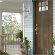 Livex Lighting Georgetown 2 Light Outdoor Wall Lantern in Brushed Nickel