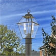 Livex Lighting Westover 2 Light Outdoor Post Lantern in Charcoal