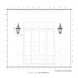Livex Lighting Georgetown Outdoor Wall Lantern in Brushed Nickel