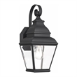 Livex Lighting Exeter Outdoor Wall Lantern in Black