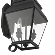 Livex Lighting Exeter 2 Light Outdoor Wall Lantern in Black