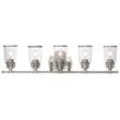 Livex Lighting Lawrenceville 5 Light Bath Vanity Light in Nickel