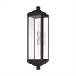 Livex Lighting Nyack 2 Light Outdoor Wall Lantern in Black