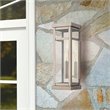 Livex Lighting Hopewell Outdoor Wall Lantern in Brushed Nickel
