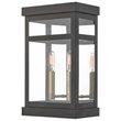 Livex Lighting Hopewell 2 Light Outdoor Wall Lantern in Bronze