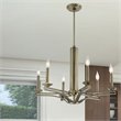 Livex Lighting Trumbull 6 Light Chandelier in Antique Brass