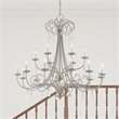 Livex Lighting Daphne 18 Light Foyer Chandelier in Brushed Nickel