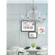 Livex Lighting Daphne 8 Light Chandelier in Brushed Nickel