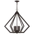 Livex Lighting Prism 6 Light Chandelier in Bronze