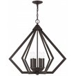 Livex Lighting Prism 6 Light Chandelier in Bronze