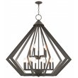 Livex Lighting Prism 15 Light Foyer Chandelier in Bronze