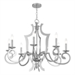 Livex Lighting Aldrich 8 Light Chandelier in Polished Chrome