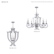 Livex Lighting Aldrich 8 Light Chandelier in Polished Chrome