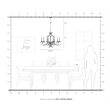 Livex Lighting Aldrich 8 Light Chandelier in Polished Chrome