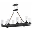 Livex Lighting Metuchen 11 Light Linear Chandelier in Bronze