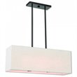 Livex Lighting Summit 3 Light Linear Chandelier in English Bronze