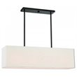 Livex Lighting Summit 4 Light Linear Chandelier in English Bronze