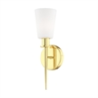 Livex Lighting Witten ADA Wall Sconce in Polished Brass