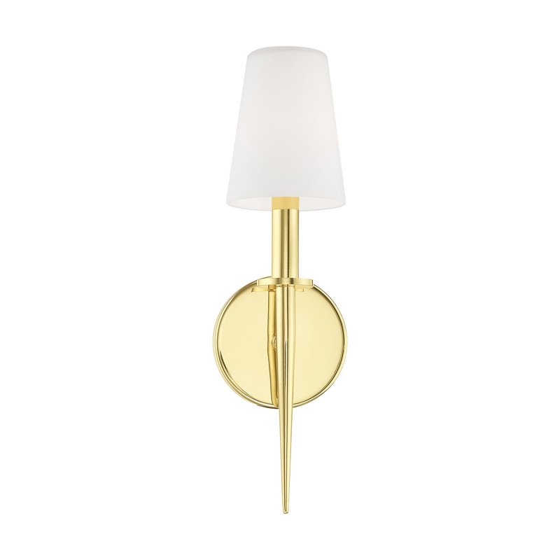 Livex Lighting Witten ADA Wall Sconce in Polished Brass