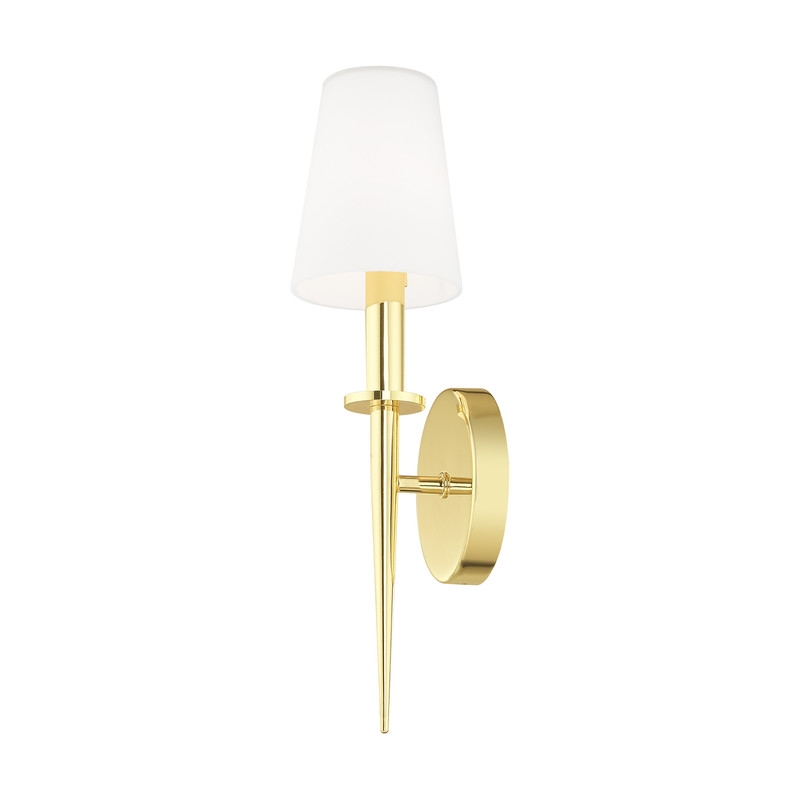 Livex Lighting Witten ADA Wall Sconce in Polished Brass