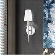 Livex Lighting Witten 1-Light Transitional Metal Wall Sconce in Polished Chrome