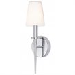 Livex Lighting Witten 1-Light Transitional Metal Wall Sconce in Polished Chrome
