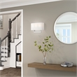 Livex Lighting 3-Light Contemporary Metal & Fabric Wall Sconce in Brushed Nickel