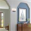 Livex Lighting 3-Light Contemporary Metal & Fabric Wall Sconce in Bronze