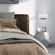 Livex Lighting 3-Light Contemporary Metal & Fabric Wall Sconce in Bronze
