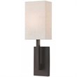 Livex Lighting Hayworth ADA Wall Sconce in Bronze