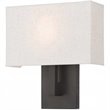 Livex Lighting Hayworth ADA Wall Sconce in Bronze