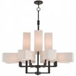 Livex Lighting Rubix 12 Light Foyer Chandelier in Bronze
