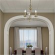Livex Lighting Estate 3 Light Chandelier in Antique Brass