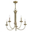 Livex Lighting Estate 5 Light Chandelier in Antique Brass