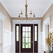 Livex Lighting Estate 5 Light Chandelier in Antique Brass