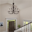Livex Lighting Estate 15 Light Foyer Chandelier in Bronze