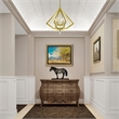 Livex Lighting Diamond 6 Light Chandelier in Polished Brass
