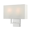 Livex Pierson 2 Light ADA Wall Sconce in Polished Chrome