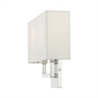 Livex Pierson 2 Light ADA Wall Sconce in Polished Chrome